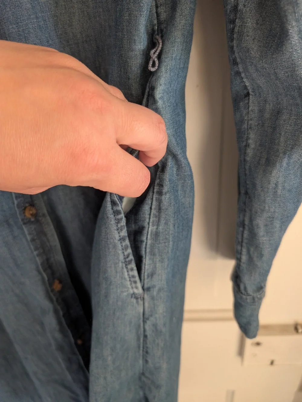Merona Denim Chambray Shirt Dress - Picture 6 of 6